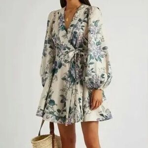 ZIMMERMANN Floral Wrap Dress